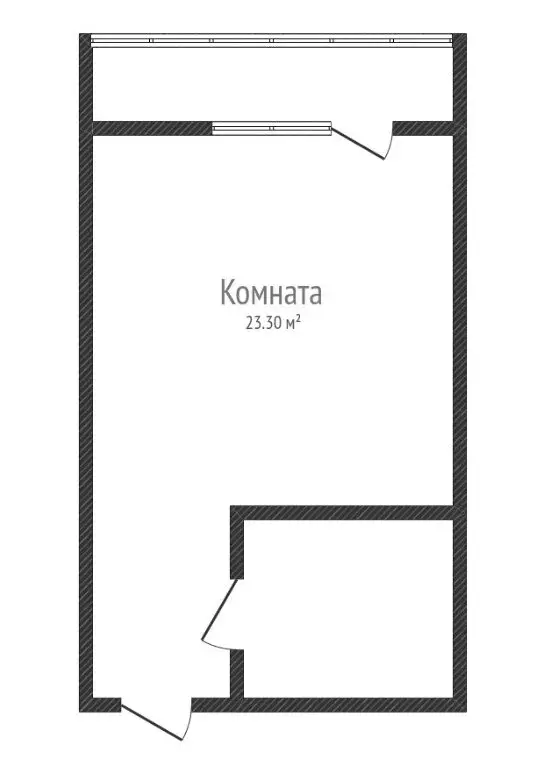 Квартира-студия: аул Новая Адыгея, Бжегокайская улица, 19к5 (23.3 м) - Фото 1