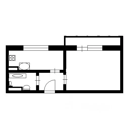 1-к кв. Санкт-Петербург Южное ш., 47к4 (39.0 м) - Фото 1