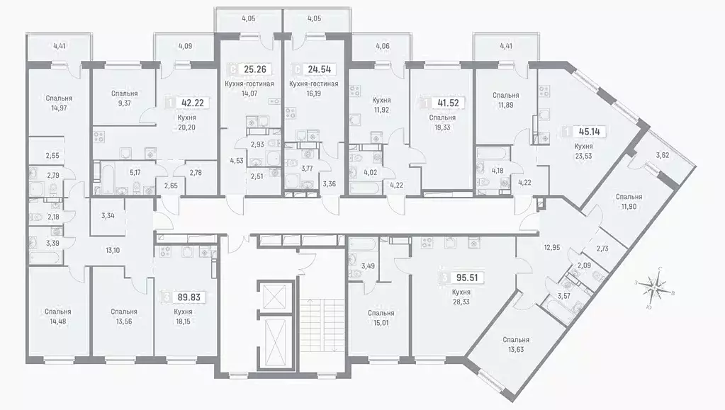 3-к кв. Ленинградская область, Мурино Всеволожский район, Фотограф ... - Фото 2