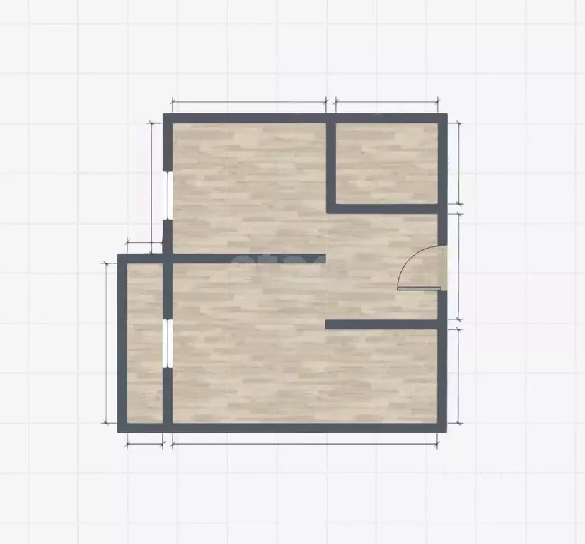 1-к кв. Костромская область, Кострома Паново мкр, 6 (32.5 м) - Фото 2
