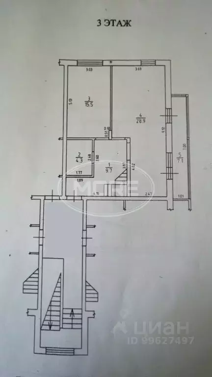 3-к кв. Калининградская область, Гурьевский муниципальный округ, пос. ... - Фото 2