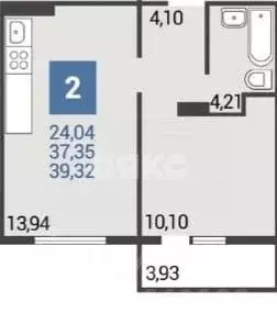 1-к кв. Краснодарский край, Анапа ул. Ленина, 233 (41.0 м) - Фото 2