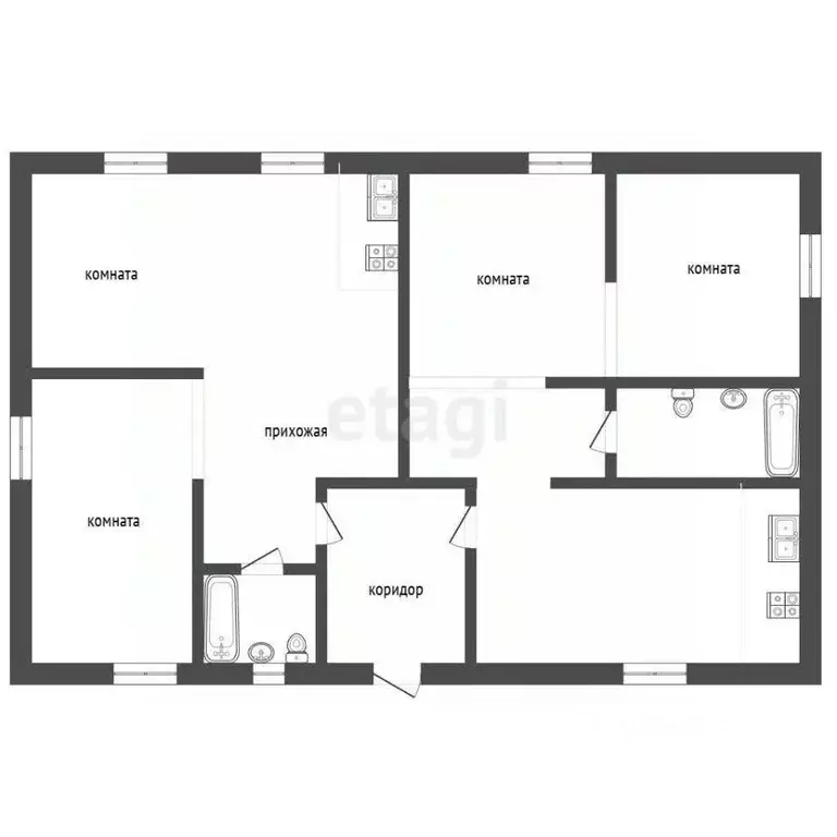 Дом в Владимирская область, Муром д. Савково, ул. Придорожная, 2 (122 ... - Фото 2