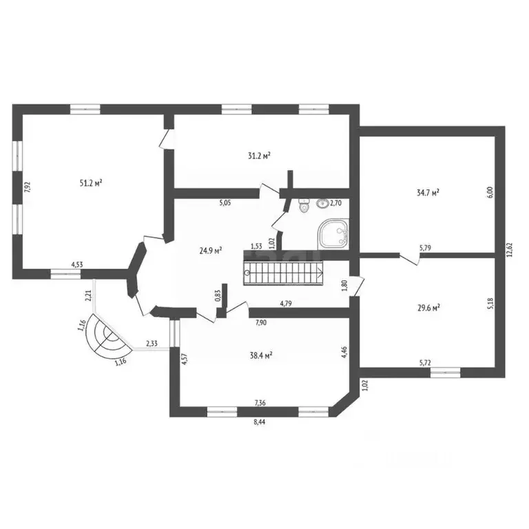 Дом в Амурская область, Благовещенск Артиллерийская ул., 44 (700 м) - Фото 2