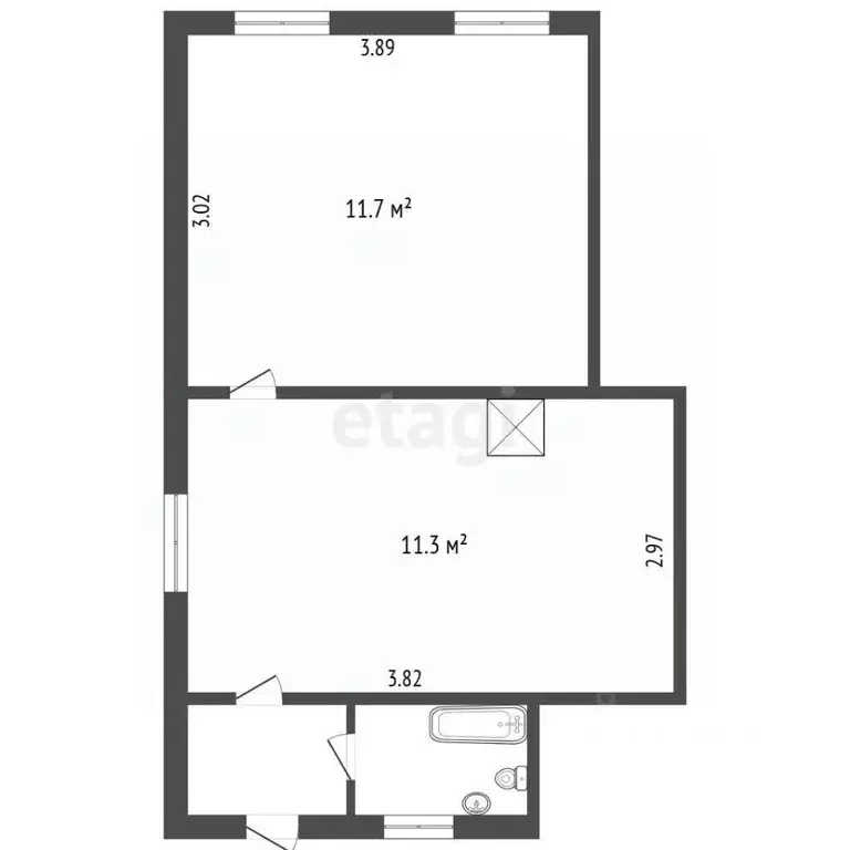 1-к кв. Севастополь ул. Батумская, 73 (30.7 м) - Фото 2