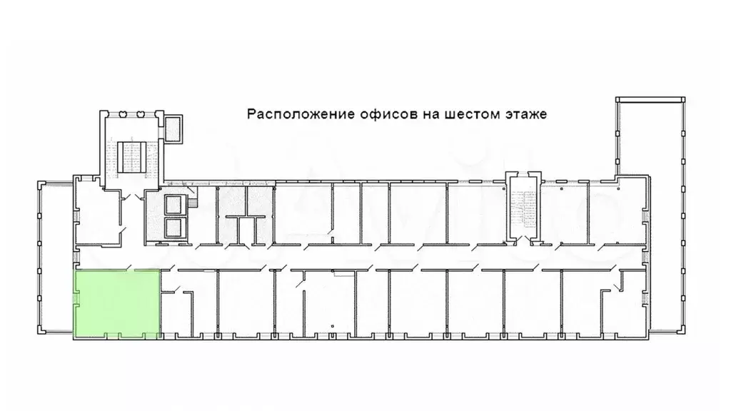 Аренда офиса 57.6 кв.метров, 6 этаж - Фото 0