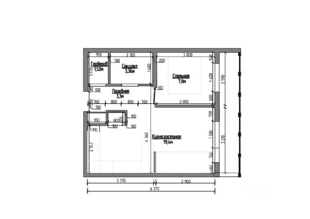 2-к кв. Приморский край, Уссурийск ул. Сергея Ушакова, 3 (36.6 м) - Фото 1