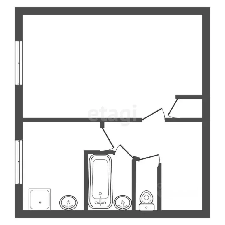 1-к кв. Владимирская область, Ковров ул. Космонавтов, 2 (30.7 м) - Фото 1