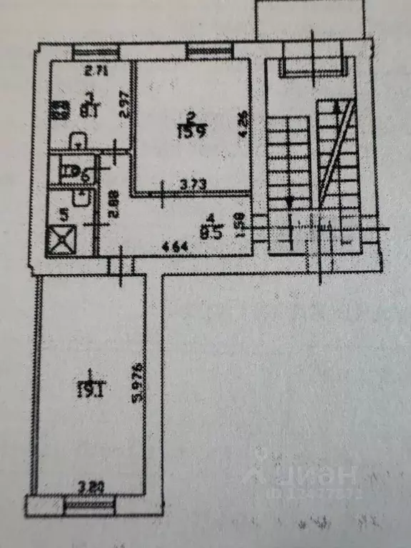 2-к кв. Санкт-Петербург просп. Юрия Гагарина, 41/28 (56.0 м) - Фото 2