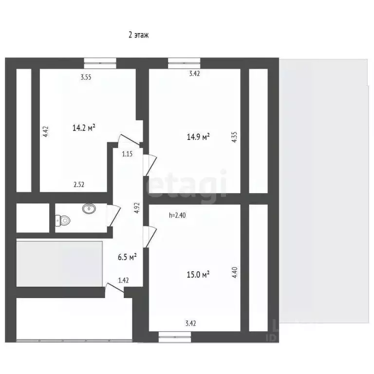 Дом в Ярославская область, Ростовский муниципальный округ, с. ... - Фото 2