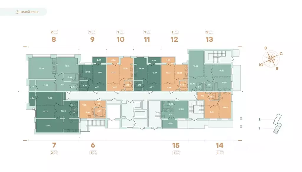 2-к кв. Иркутская область, Иркутск ул. Петрова, 18 (78.15 м) - Фото 1