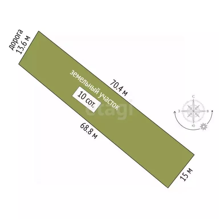 Участок в Башкортостан, Стерлитамакский район, Красноярский сельсовет, ... - Фото 1