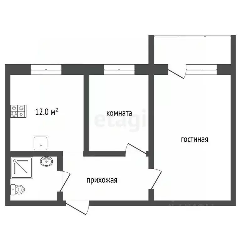2-к кв. Ярославская область, Ярославль ул. Дядьковская, 8 (55.0 м) - Фото 0