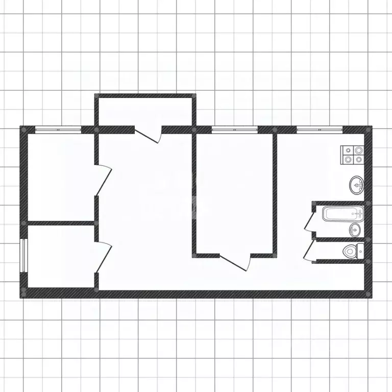 4-к кв. Липецкая область, Липецк ул. П.А. Папина, 13 (63.0 м) - Фото 2
