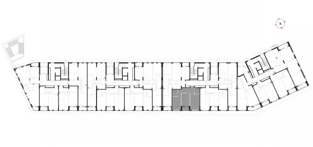 3-к кв. Татарстан, Казань ул. Аделя Кутуя, 180 (66.52 м) - Фото 2