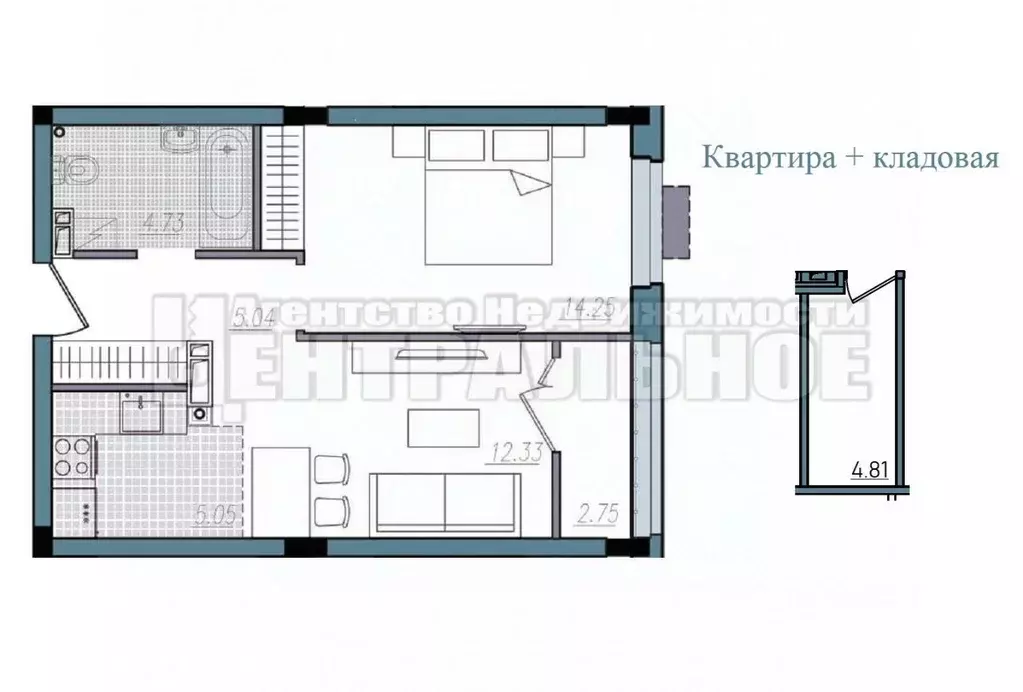 2-к кв. Смоленская область, Смоленск ул. Александра Степанова, 8 ... - Фото 2