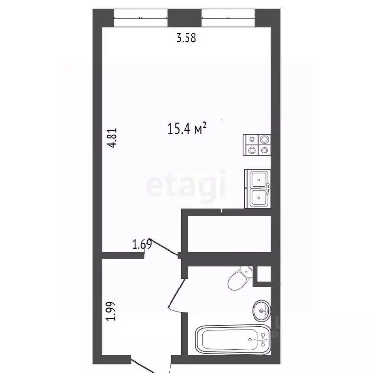 Студия Московская область, Красногорск городской округ, Путилково пгт ... - Фото 2