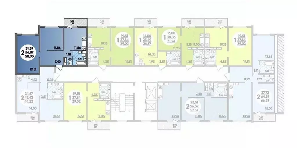 2-к кв. Краснодарский край, Краснодар ул. Генерал-лейтенанта ... - Фото 1