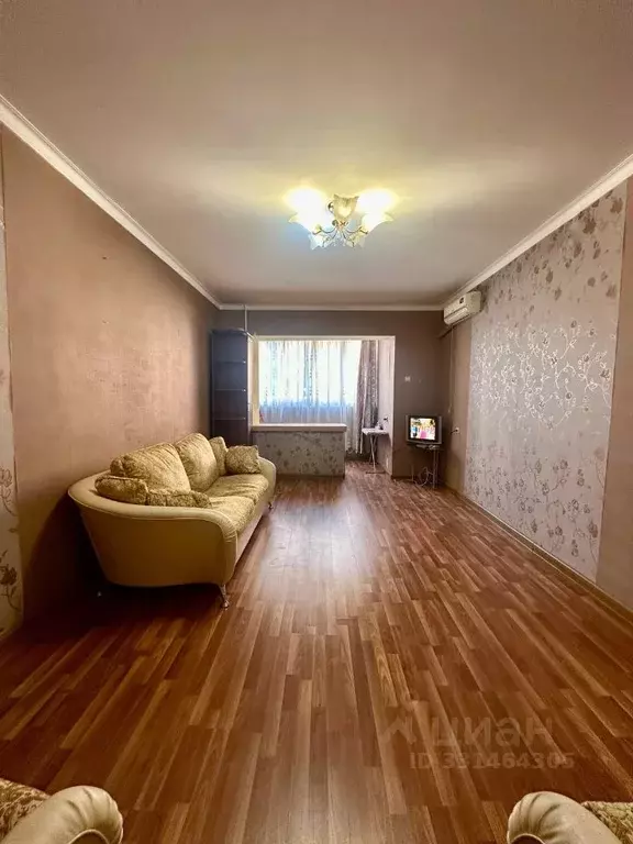 1-к кв. Астраханская область, Астрахань Белгородская ул., 15к3 (44.0 ... - Фото 1