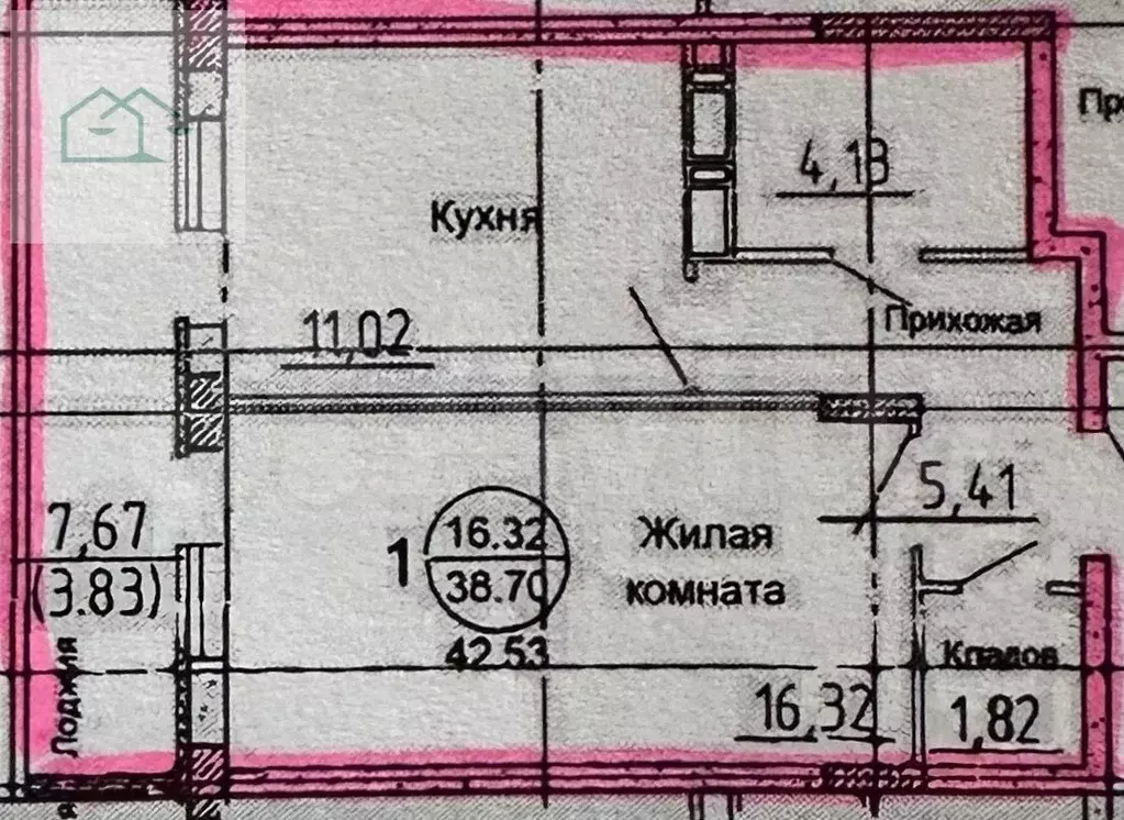 1-к. квартира, 40 м, 13/19 эт. - Фото 0