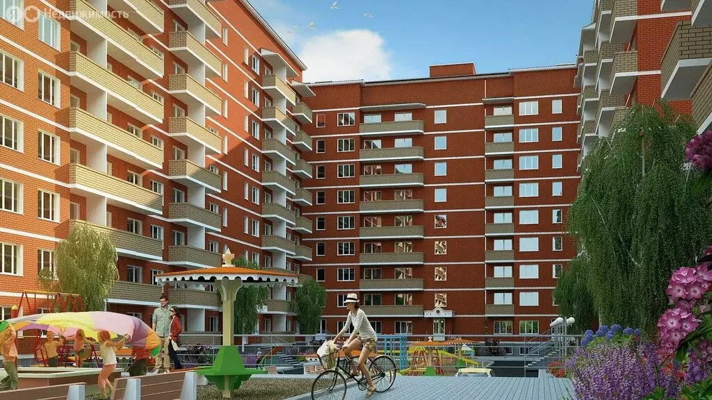 1-комнатная квартира: Краснодар, улица имени В.М. Комарова, 21/1к4 ... - Фото 1