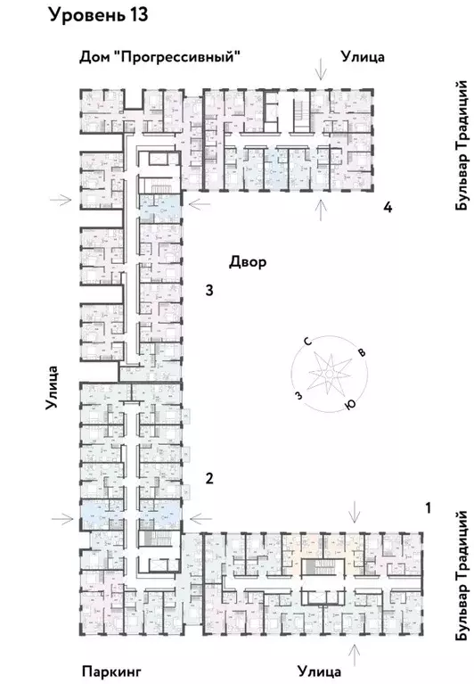 3-к кв. Тюменская область, Тюмень ул. Андрея Кореневского, 1к1 (54.35 ... - Фото 1