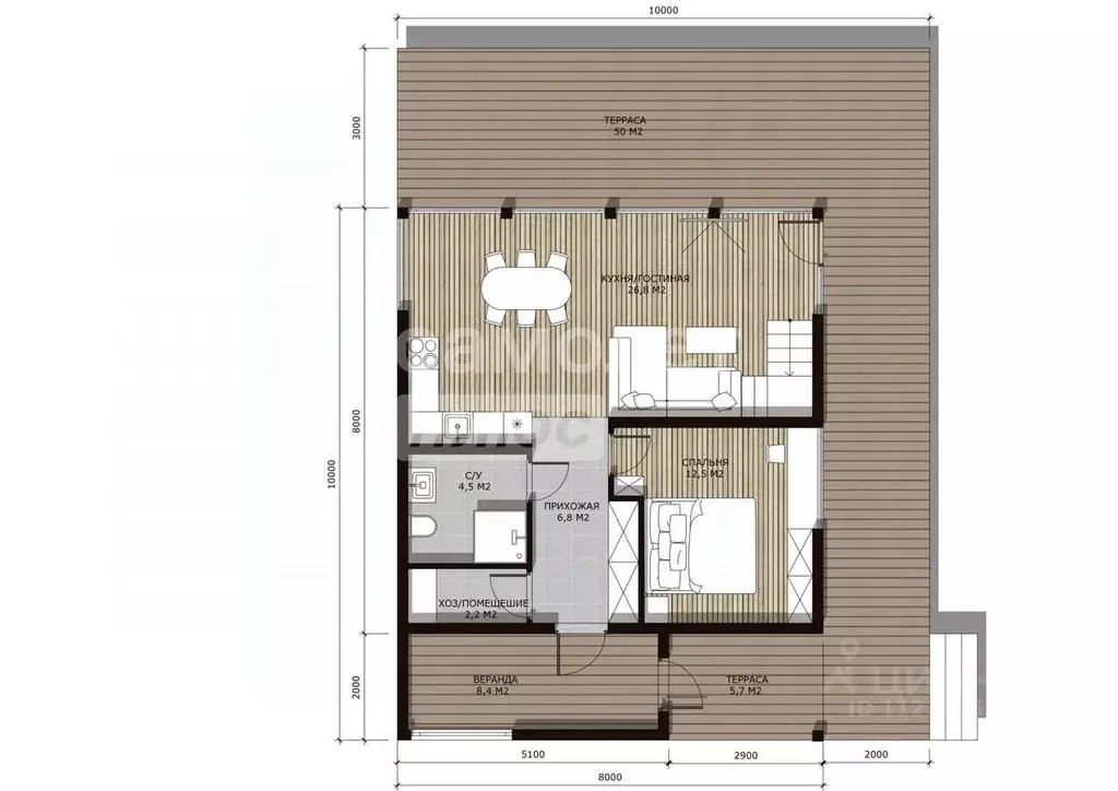 Дом в Московская область, Дмитровский муниципальный округ, д. Сазонки  ... - Фото 1