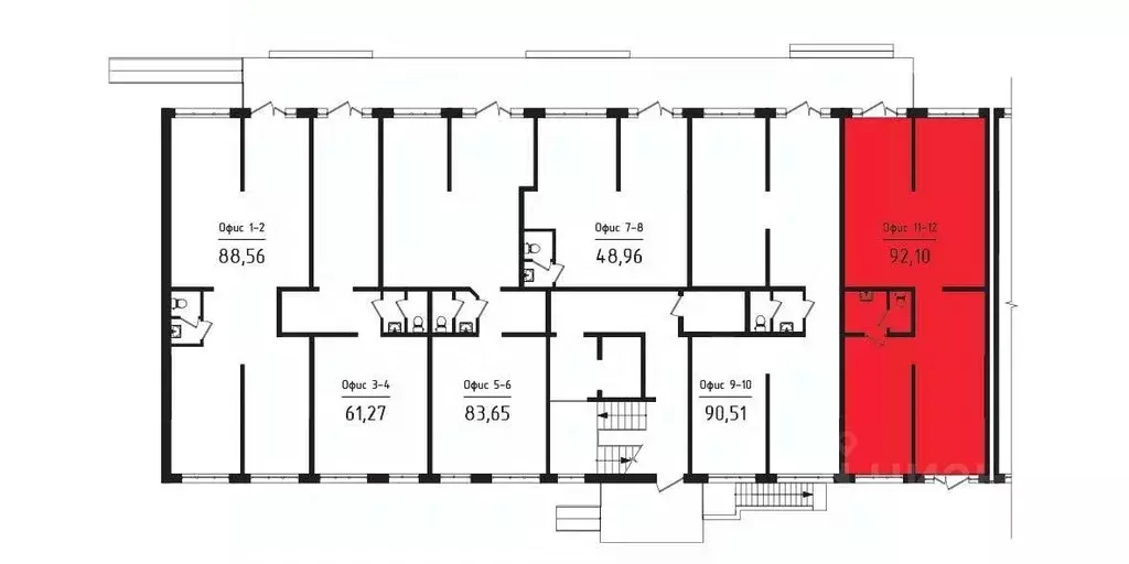 Офис в Адыгея, Майкоп Степная ул. (92 м) - Фото 2