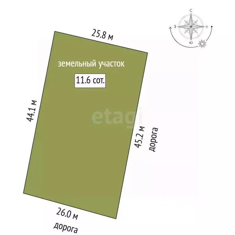 Участок в Вологодская область, Шексна рп, Шексна Южная мкр ул. ... - Фото 2