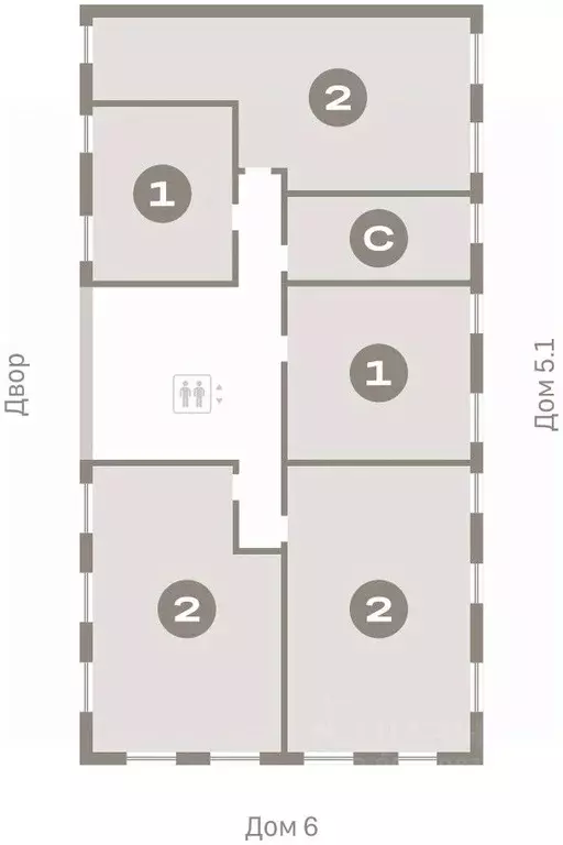 1-к кв. Тюменская область, Тюмень Мысовская ул., 26к1 (45.38 м) - Фото 1