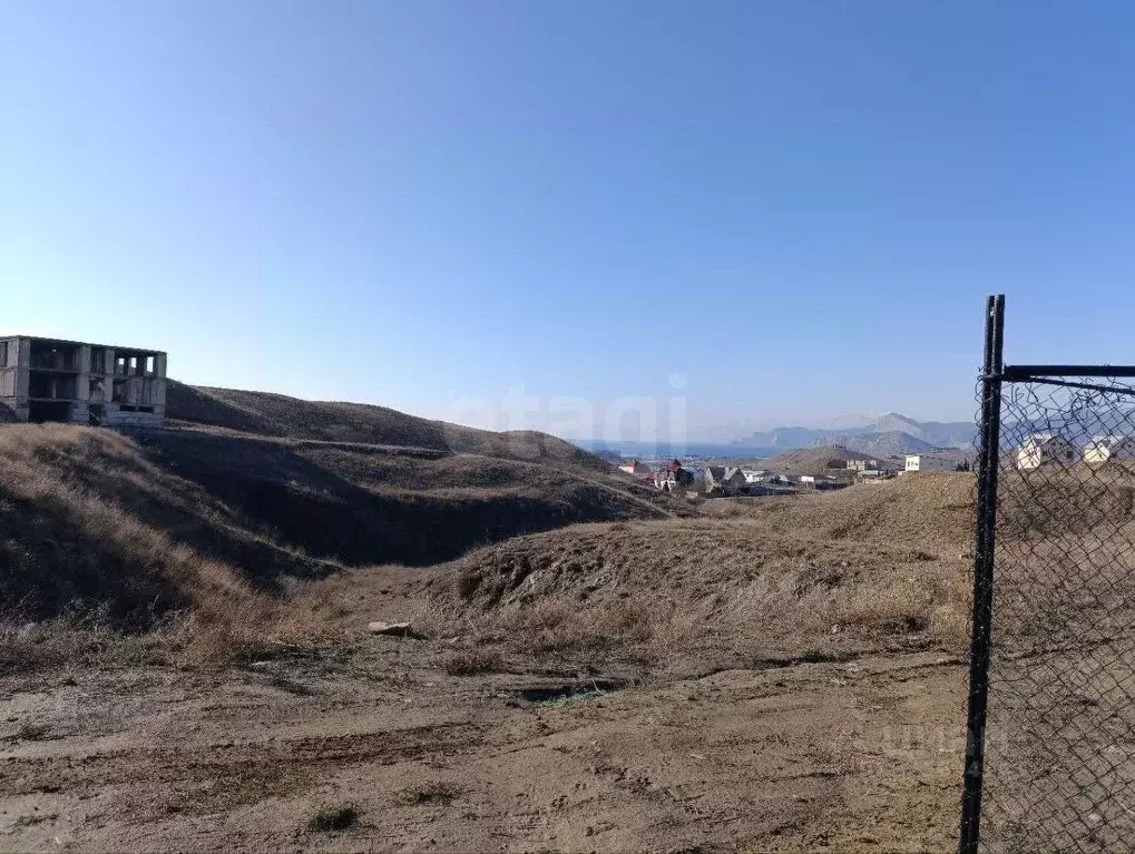 Участок в Крым, Судак муниципальный округ, с. Миндальное, Солнечная ... - Фото 1