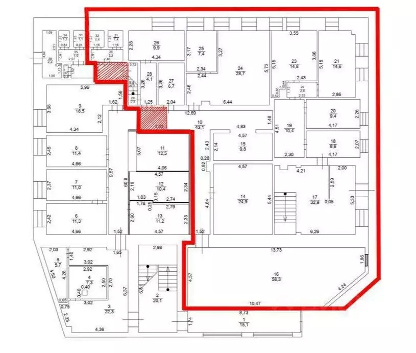 Помещение свободного назначения в Москва 2-й Кожевнический пер., 12С5 ... - Фото 2