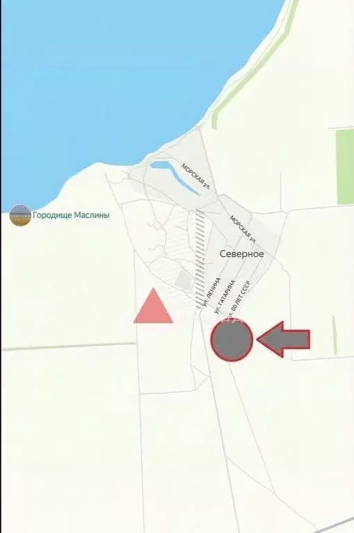 Участок в Крым, Черноморский район, Далековское с/пос, с. Северное ул. ... - Фото 2