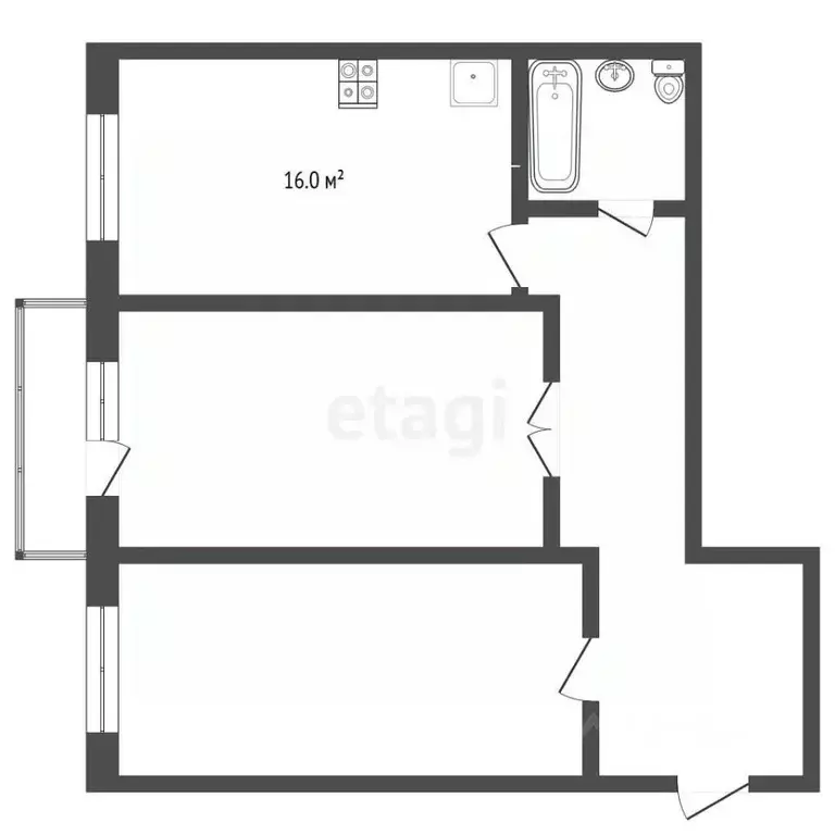 2-к кв. Забайкальский край, Чита ул. Генерала Белика, 5 (73.1 м) - Фото 1