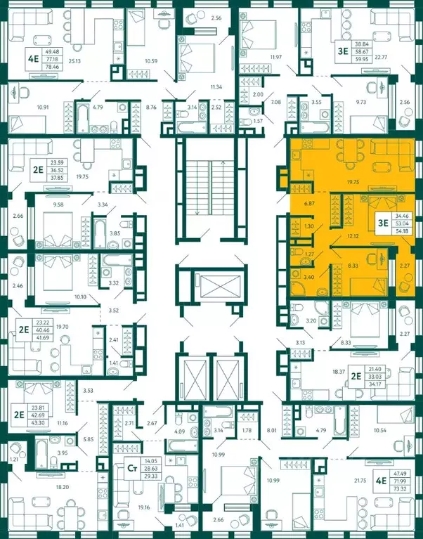 2-к кв. Башкортостан, Уфа Зеленая Роща жилрайон, Терле Парк жилой ... - Фото 2