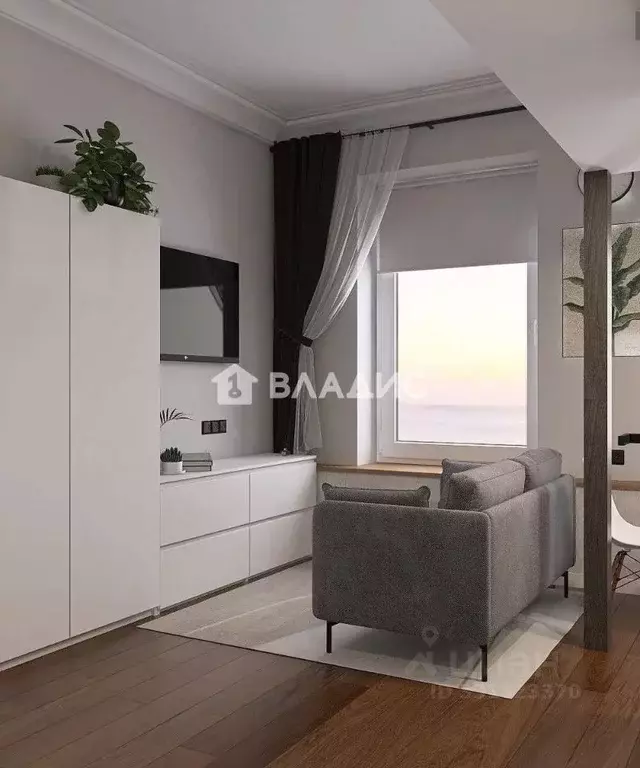 Студия Санкт-Петербург 8-я Советская ул., 57 (23.0 м) - Фото 1