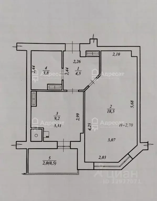 1-к кв. Волгоградская область, Волгоград Санаторная ул., 14 (36.0 м) - Фото 1