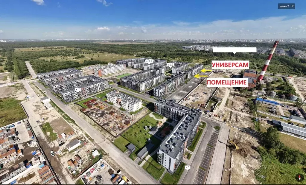 Торговая площадь в Санкт-Петербург Пулковское ш., 95к3 (98 м) - Фото 2