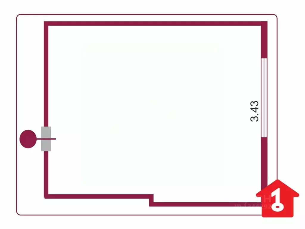 Комната Омская область, Омск Арктическая ул., 47 (13.0 м) - Фото 2