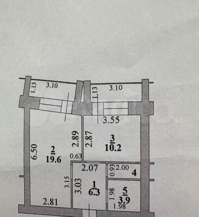 1-к. квартира, 49 м, 6/14 эт. - Фото 0
