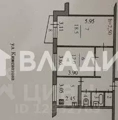 2-к кв. Пензенская область, Пенза ул. Кижеватова, 5 (53.0 м) - Фото 2