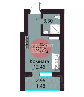 Студия Воронежская область, Воронеж ул. 45-й Стрелковой Дивизии, 113 ... - Фото 1