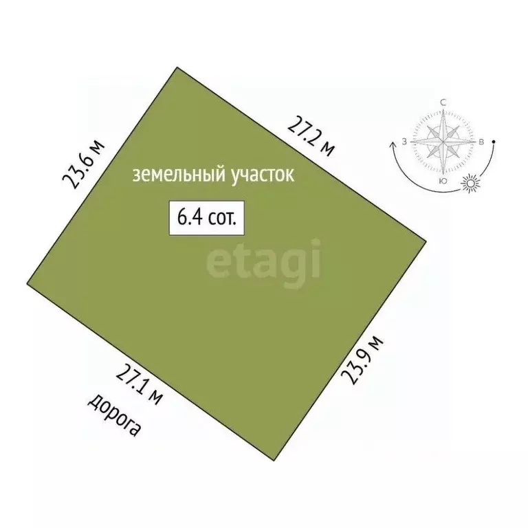 Участок в Крым, Кировский район, Журавское с/пос, с. Видное ул. ... - Фото 2