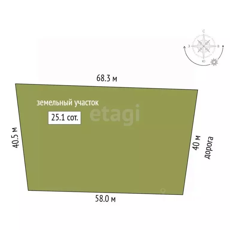 Участок в Нижегородская область, Городецкий муниципальный округ, ... - Фото 2