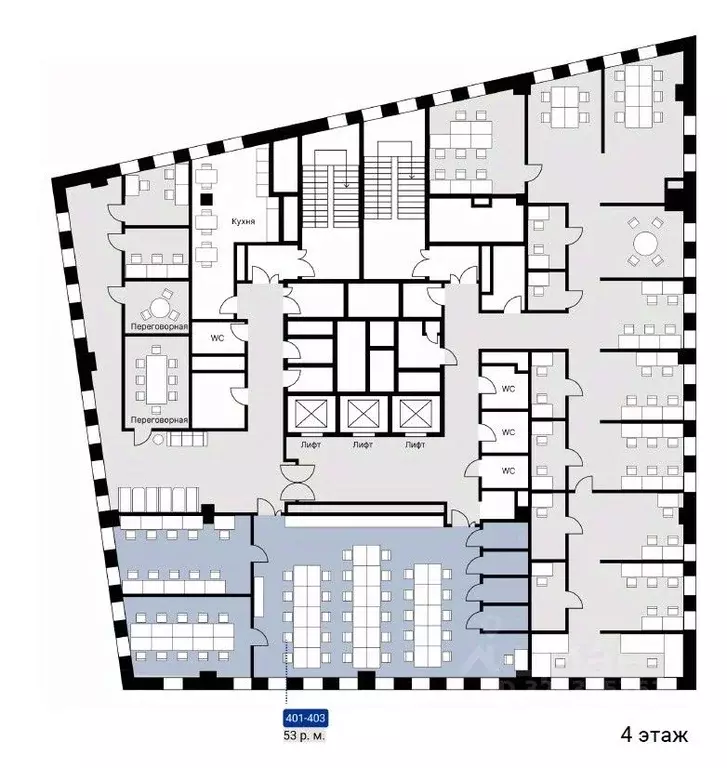 Офис в Москва Ленинградский просп., 36С11 (164 м) - Фото 0