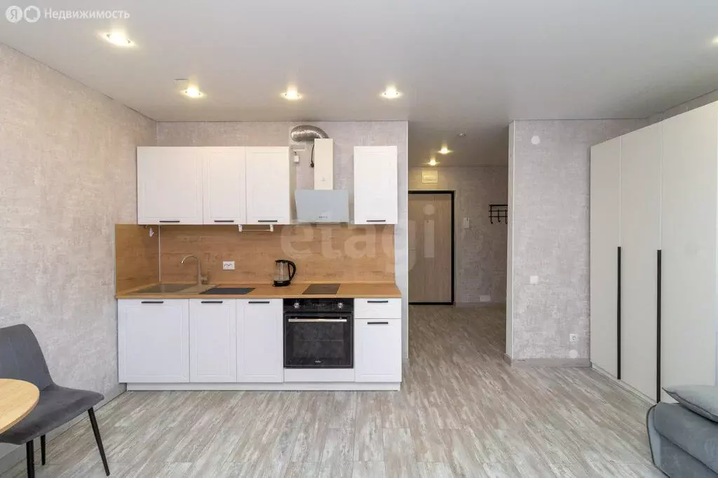 Квартира-студия: Тюмень, улица Газовиков, 34 (29.4 м) - Фото 1