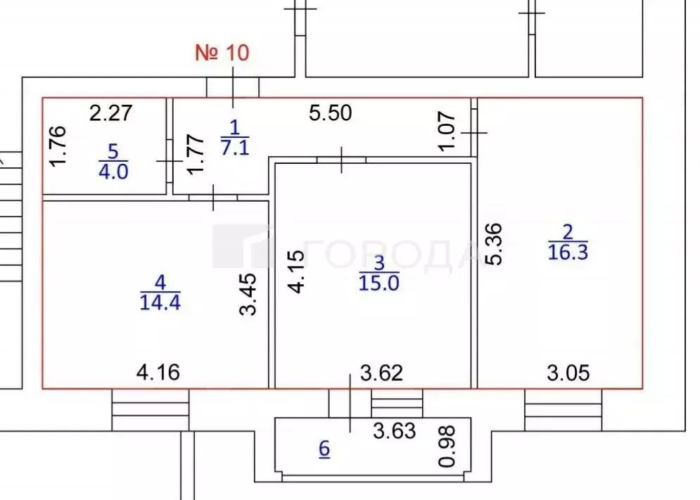 2-комнатная квартира: Искитим, улица Западный Жилмассив, 71 (60.3 м) - Фото 1