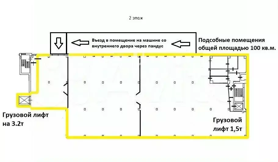 Помещение свободного назначения в Санкт-Петербург Софийская ул., 8к2Г1 ... - Фото 2