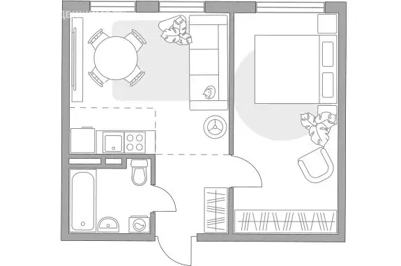 2-комнатная квартира: село Николо-Урюпино, жилой комплекс Аникеевский ... - Фото 1