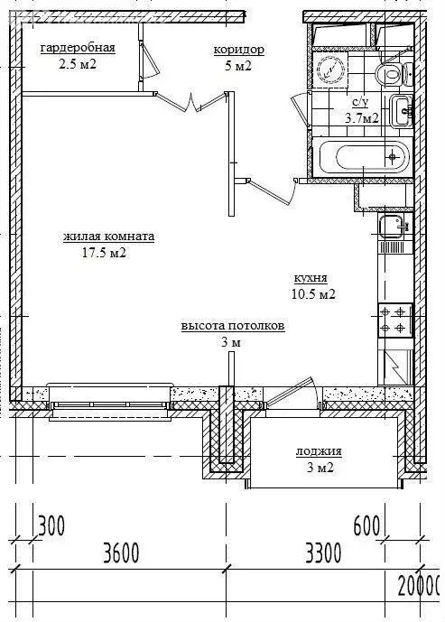 1-комнатная квартира: Москва, Истринская улица, 5 (40 м) - Фото 1